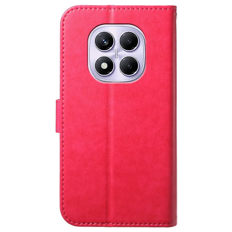 Чехол-кошелек для Xiaomi Redmi Note 14 Pro 5G / Poco X7 5G с подставкой, из искусственной кожи, с флип-обложкой и 8 слотами для карт - Розовый