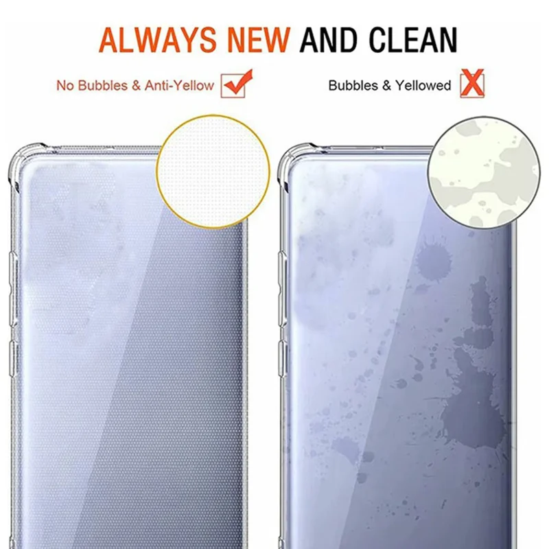 SHANWO For Google Pixel 8 Pro TPU Clear Case 1.5mm Shockproof Mobile Back Cover