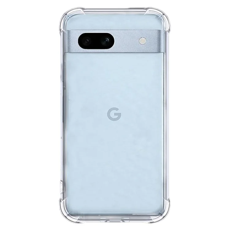 SHANWO Для Google Pixel 7a Прозрачный чехол TPU 1,5 мм Противоударный Мобильная задняя крышка