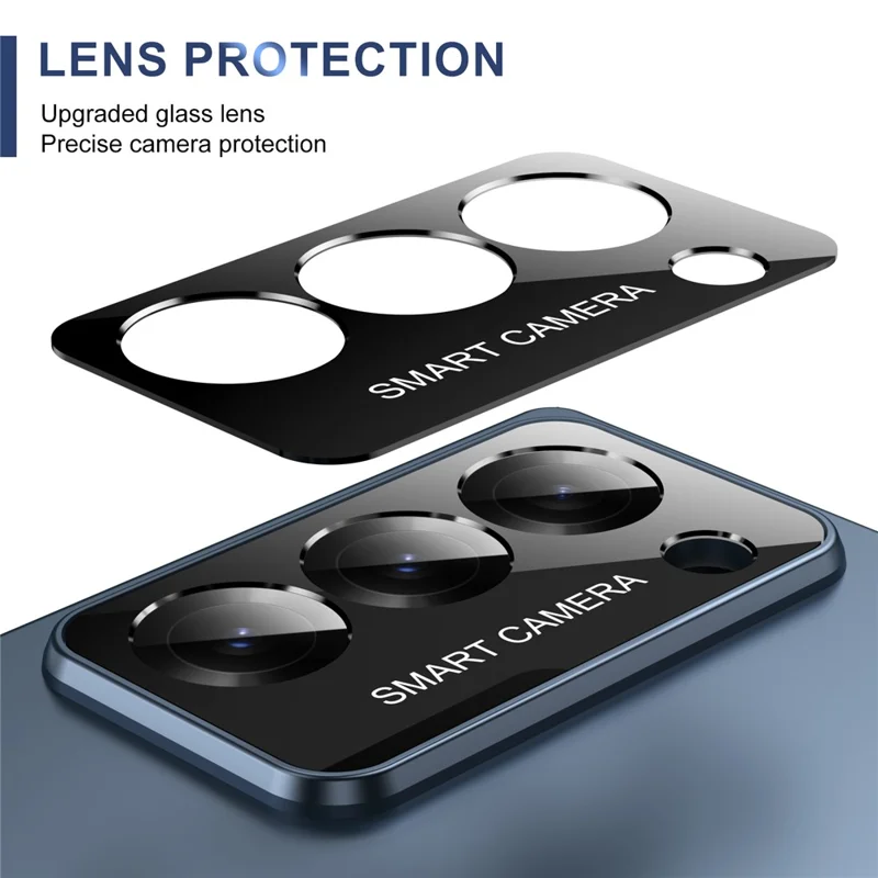 Étui pour Samsung Galaxy Z Fold6 5G avec Support Pliant, Coque de Téléphone en PC au Toucher Doux, Protecteur d'Écran Intégré - Bleu Foncé
