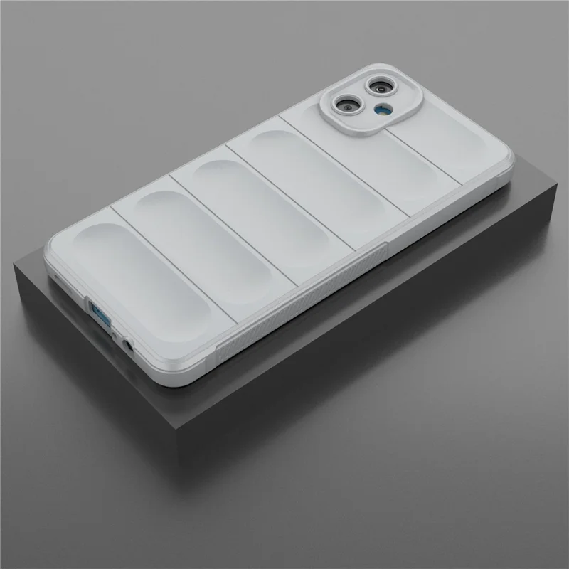 For Samsung Galaxy F06 5G  /  M06 5G Case Anti-Drop Soft TPU Rugged Phone Back Cover - Light Grey