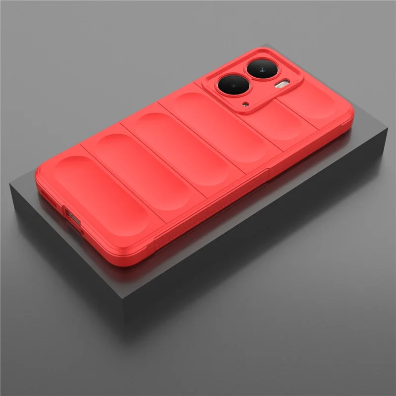 For Realme P3 5G  /  Neo7x 5G Case Anti-Drop Soft TPU Rugged Phone Back Cover - Red