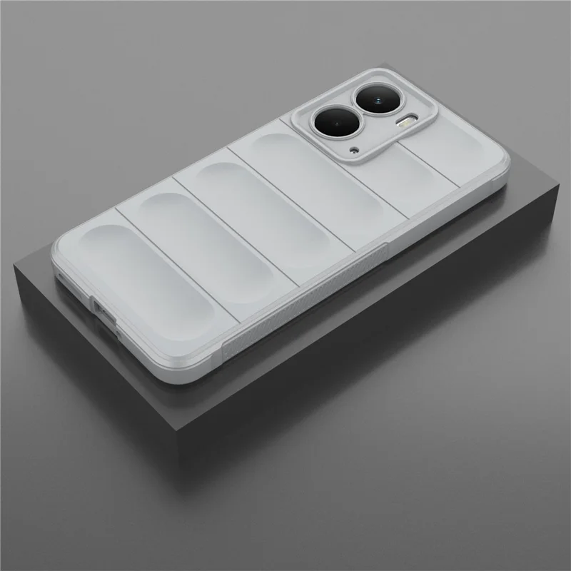 For Realme P3 5G  /  Neo7x 5G Case Anti-Drop Soft TPU Rugged Phone Back Cover - Light Grey