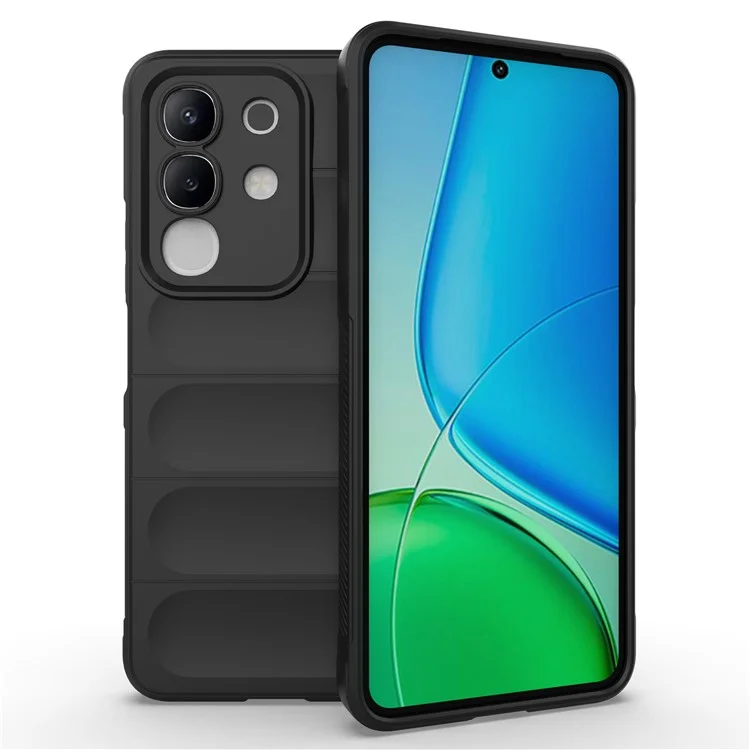 Cover posteriore per vivo Y29 4G / T4x 5G Custodia Antiurto Morbida in TPU Resistente - Nero