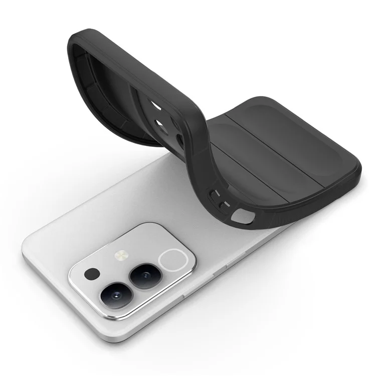 Cover posteriore per vivo Y29 4G / T4x 5G Custodia Antiurto Morbida in TPU Resistente - Nero