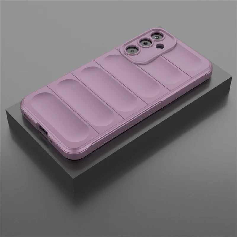 For Samsung Galaxy M16 5G / F16 5G Case Anti-Drop Soft TPU Rugged Phone Back Cover - Light Purple