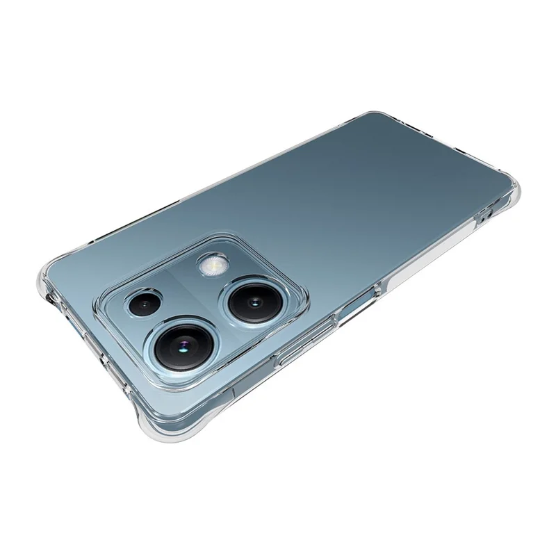 Hurtigkøb til Xiaomi Redmi Note 14S 4G hylster, anti-rutsch stødfast TPU klart telefonhylster