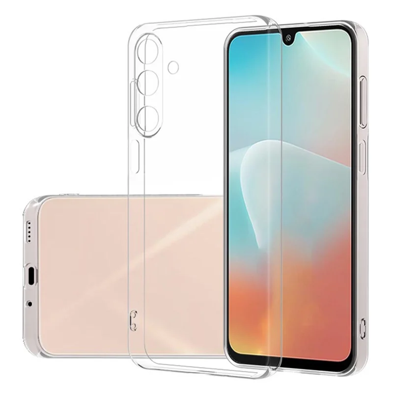 Cover posteriore ultra sottile flessibile in TPU trasparente per Samsung Galaxy M16 5G