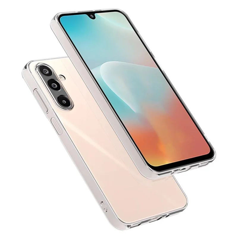 Cover posteriore ultra sottile flessibile in TPU trasparente per Samsung Galaxy M16 5G