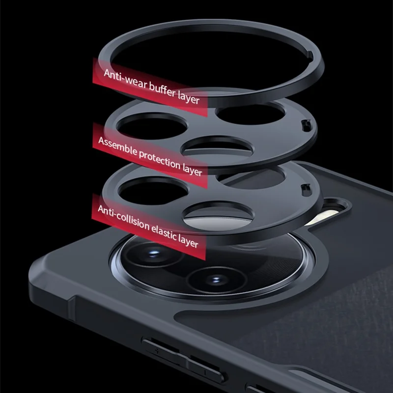 XUNDD für Xiaomi Poco F7 Ultra 5G / Redmi K80 Pro 5G Hülle Stoßfeste TPU + Acryl Transparente Rückseite Handyhülle