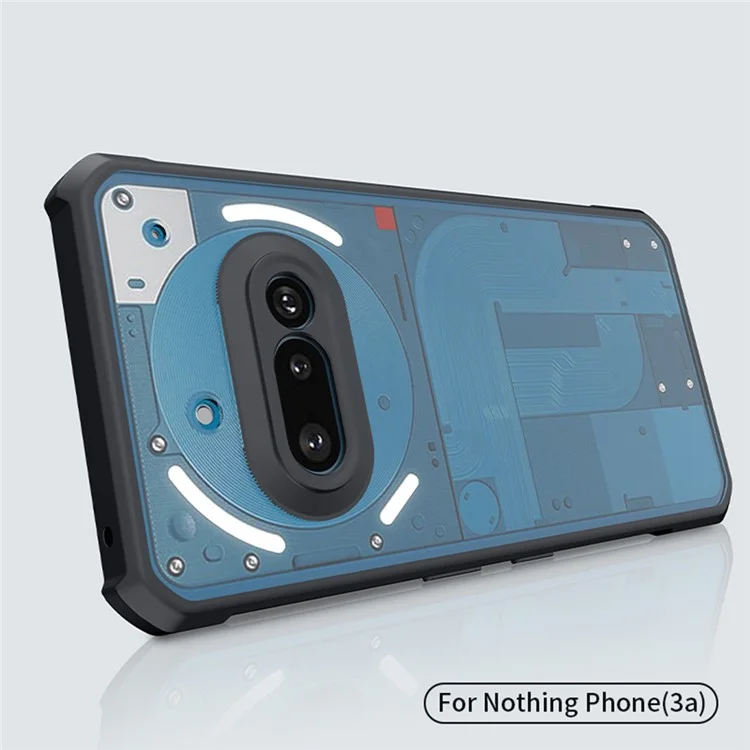 XUNDD Für Nothing Phone (3a) Hülle Stoßfeste TPU + Acryl Transparente Rückseite Handyhülle