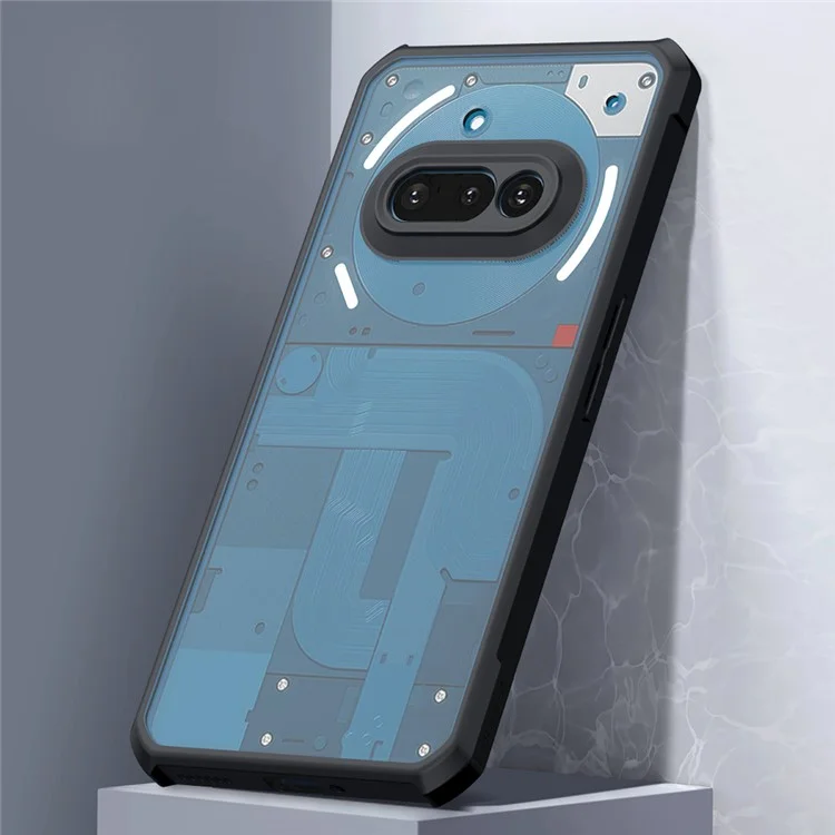 XUNDD Für Nothing Phone (3a) Hülle Stoßfeste TPU + Acryl Transparente Rückseite Handyhülle
