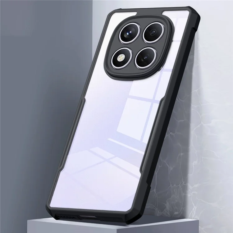 XUNDD Pour Xiaomi Redmi Note 14 Pro 4G Étui Antichoc TPU + Acrylique Transparente Coque de Téléphone