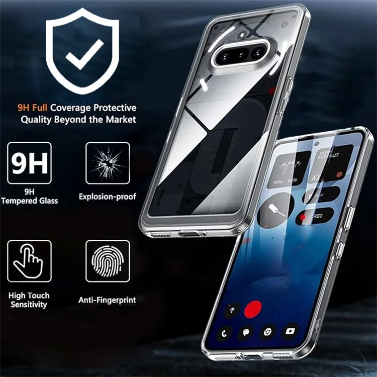 For Nothing Phone (3a) Case Transparent TPU Shockproof Phone Cover