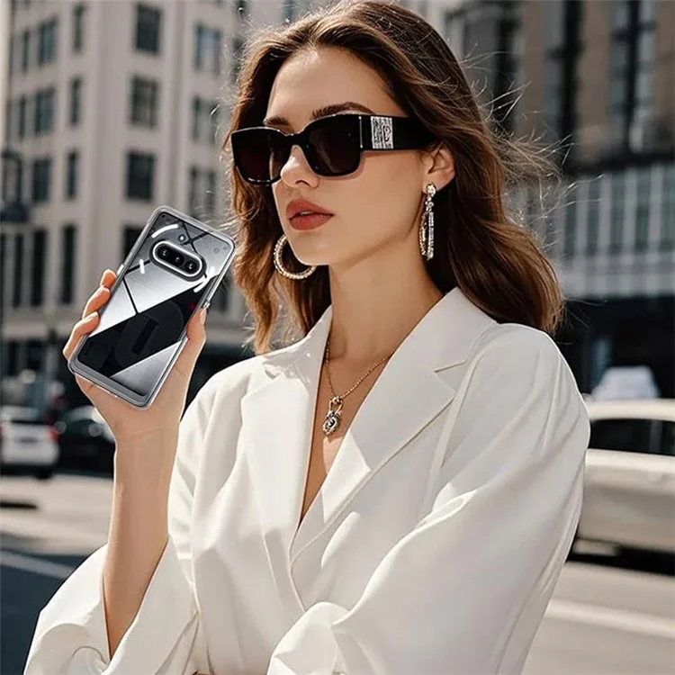 For Nothing Phone (3a) Case Transparent TPU Shockproof Phone Cover