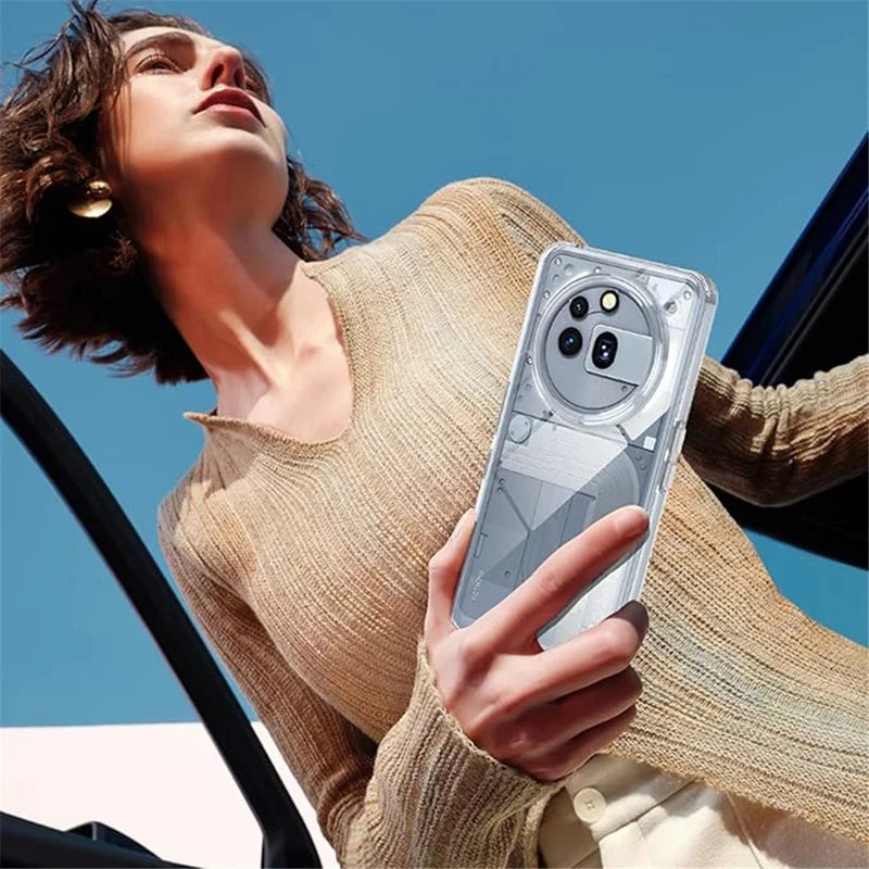 For Nothing Phone (3a) Pro Case Transparent TPU Shockproof Phone Cover