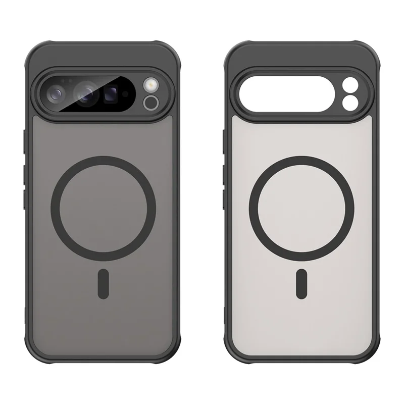For Google Pixel 10 Pro XL Case Compatible with MagSafe Anti Drop PC + TPU Phone Cover - Black