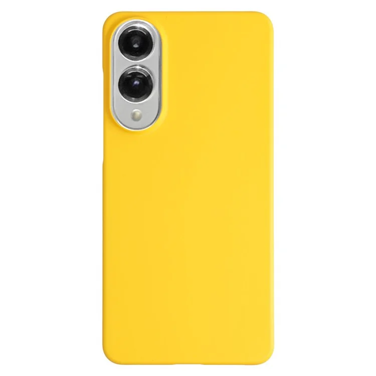 Capa para Samsung Galaxy S25 Edge Rígida à Prova de Queda PC Fosca Minimalista - Amarela