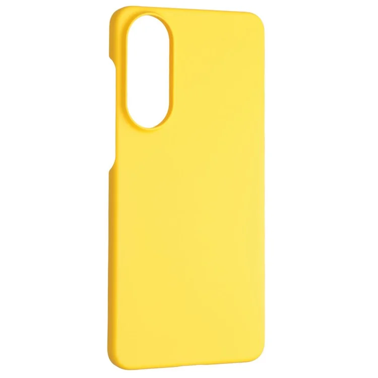 Capa para Samsung Galaxy S25 Edge Rígida à Prova de Queda PC Fosca Minimalista - Amarela