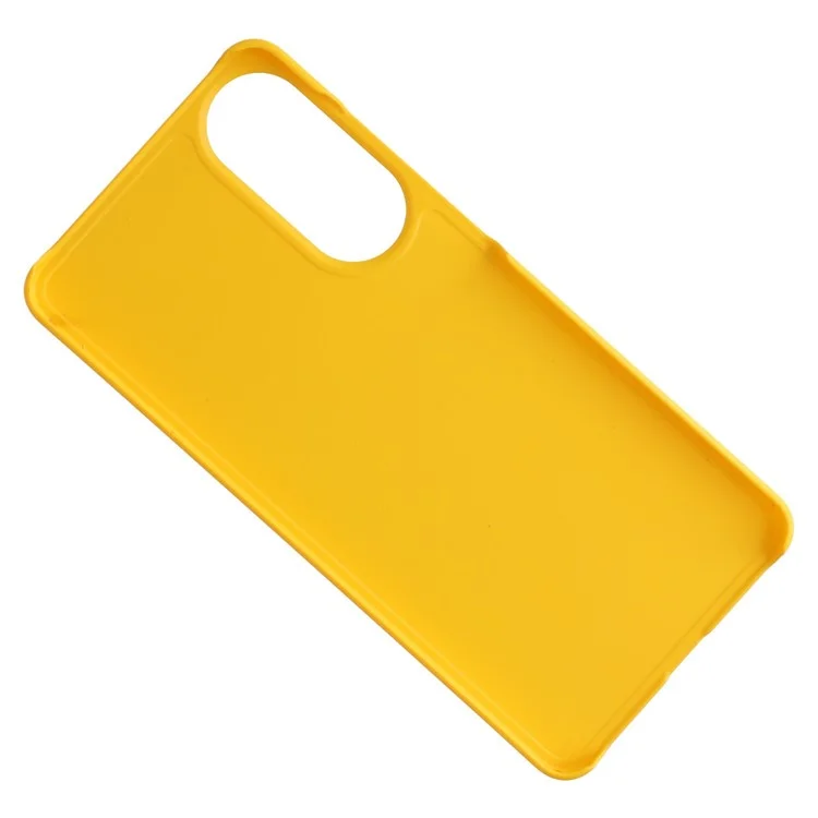 Capa para Samsung Galaxy S25 Edge Rígida à Prova de Queda PC Fosca Minimalista - Amarela