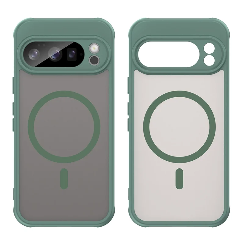 Bulk Purchasing For Google Pixel 10 Pro Magnetic Case TPU + PC Phone Back Cover - Green