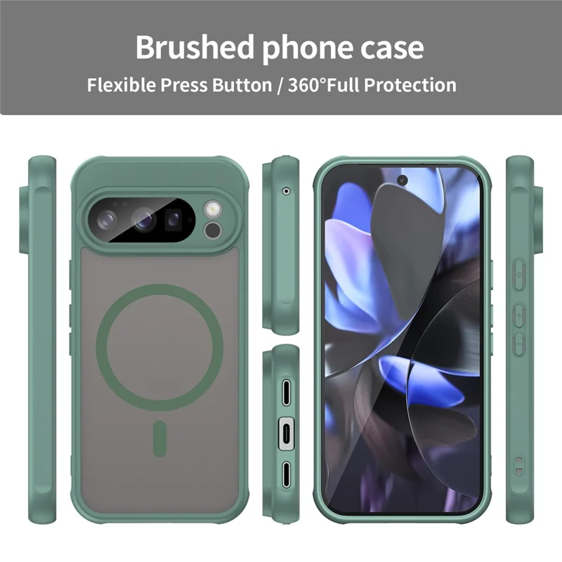 Bulk Purchasing For Google Pixel 10 Pro Magnetic Case TPU + PC Phone Back Cover - Green