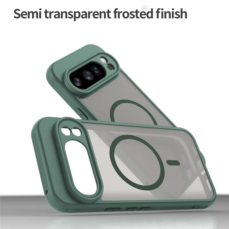 Bulk Purchasing For Google Pixel 10 Pro Magnetic Case TPU + PC Phone Back Cover - Green