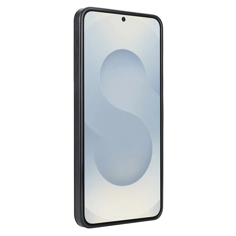 Cover per Samsung Galaxy S25 Edge con Slot per Carte, Sottile e Slim in PU+TPU - Nero