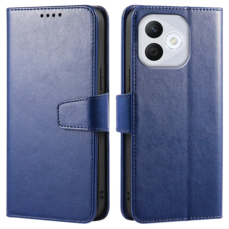 For Honor 400 Lite 5G Case Stand Card Holder Wallet Leather Phone Cover - Blue