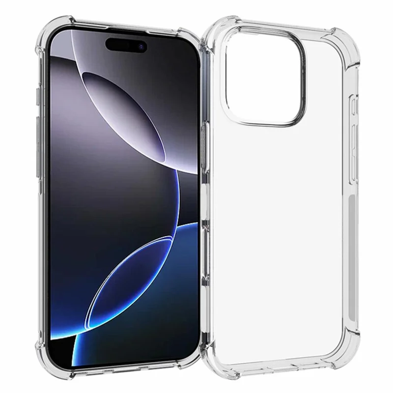 Funda TYMEI para iPhone 16 Pro Max Antigolpes de Cuatro Esquinas Transparente de 1,5 mm