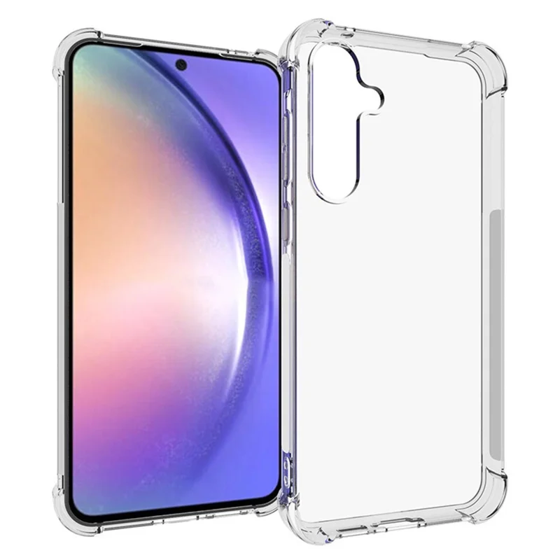 TYMEI per Samsung Galaxy A55 5G Cover Antiurto a Quattro Angoli 1,5mm Cover Trasparente per Telefono