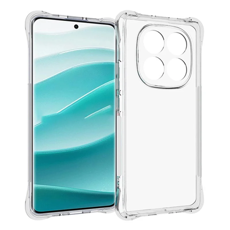 TYMEI For Xiaomi Redmi Note 14 Pro 5G / Poco X7 5G Case Four Corner Shockproof 1.5mm Clear Phone Cover