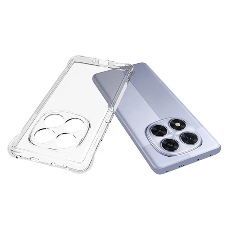 TYMEI For Xiaomi Redmi Note 14 Pro 5G / Poco X7 5G Case Four Corner Shockproof 1.5mm Clear Phone Cover