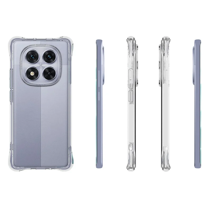 TYMEI For Xiaomi Redmi Note 14 Pro 5G / Poco X7 5G Case Four Corner Shockproof 1.5mm Clear Phone Cover