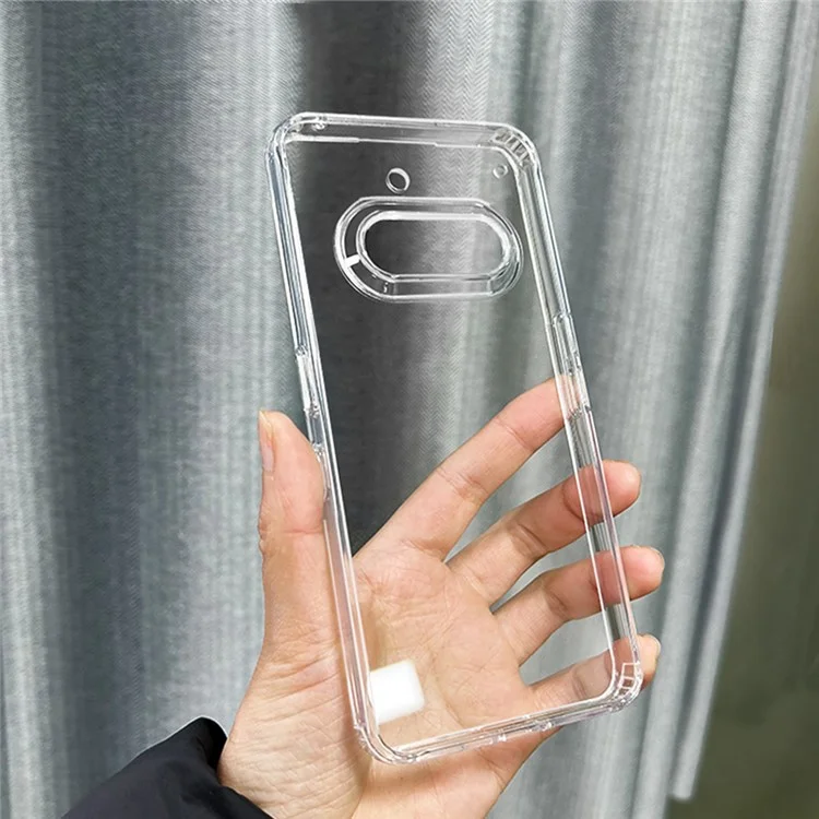For Nothing Phone (3a) Case Clear PC + TPU Anti-Scratch Phone Back Cover