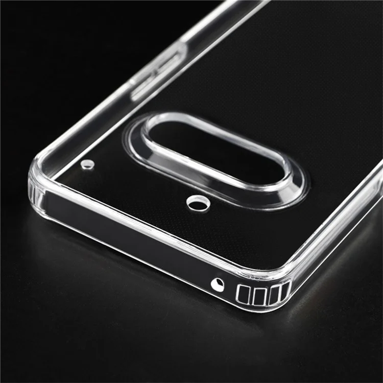 For Nothing Phone (3a) Case Clear PC + TPU Anti-Scratch Phone Back Cover