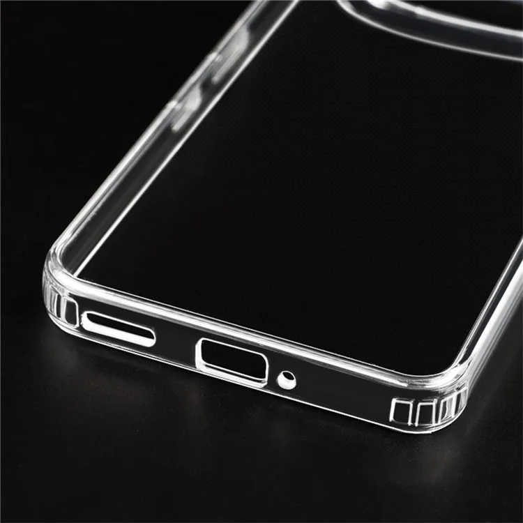 For Nothing Phone (3a) Case Clear PC + TPU Anti-Scratch Phone Back Cover