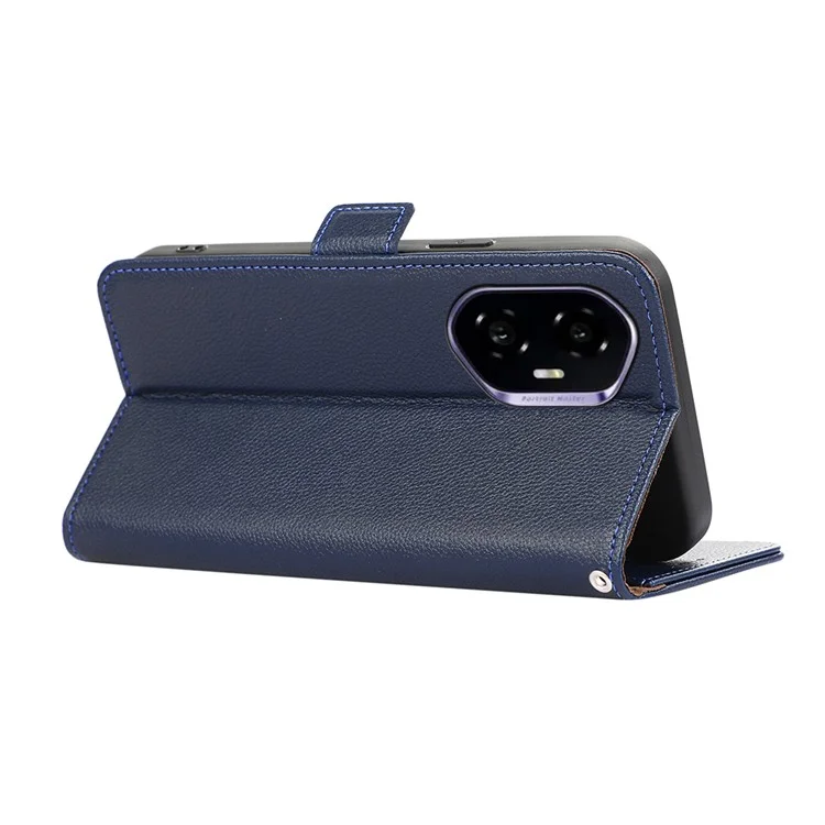 ABEEL Per Honor 400 Cover in Pelle Effetto Liscia con Blocco RFID - Blu