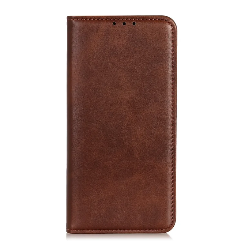 Чехол-книжка из натуральной кожи для Xiaomi 15 Ultra - Кофейный