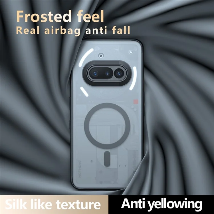 For Nothing Phone (3a) Case Compatible with MagSafe TPU + PC Matte Skin Touch Phone Cover