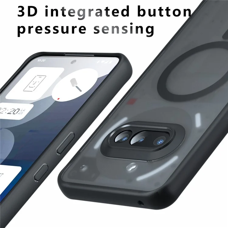 For Nothing Phone (3a) Case Compatible with MagSafe TPU + PC Matte Skin Touch Phone Cover