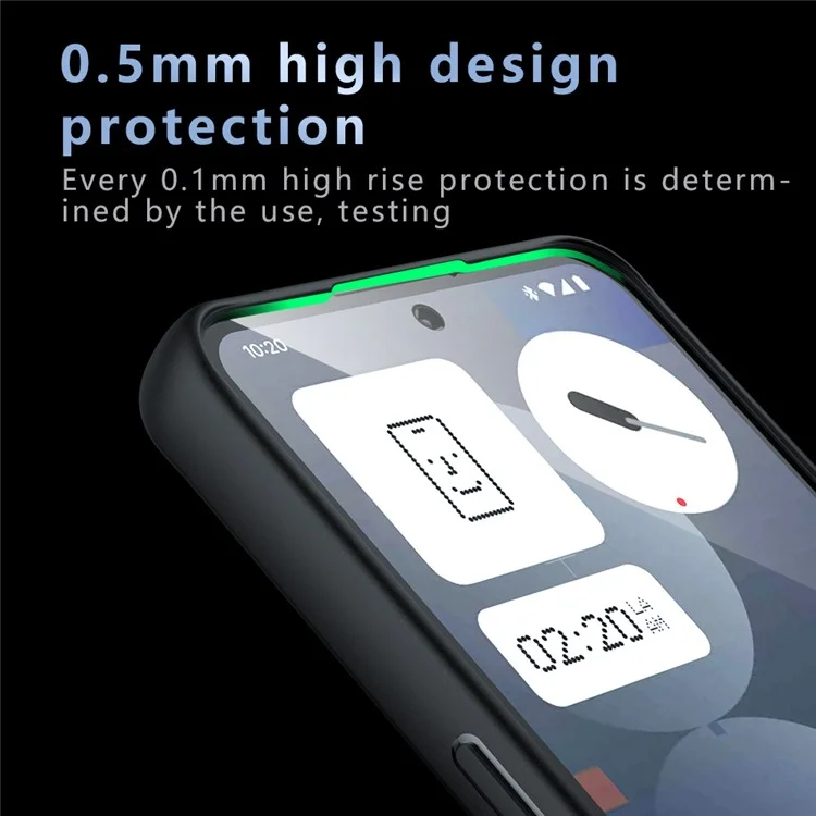 For Nothing Phone (3a) Case Compatible with MagSafe TPU + PC Matte Skin Touch Phone Cover