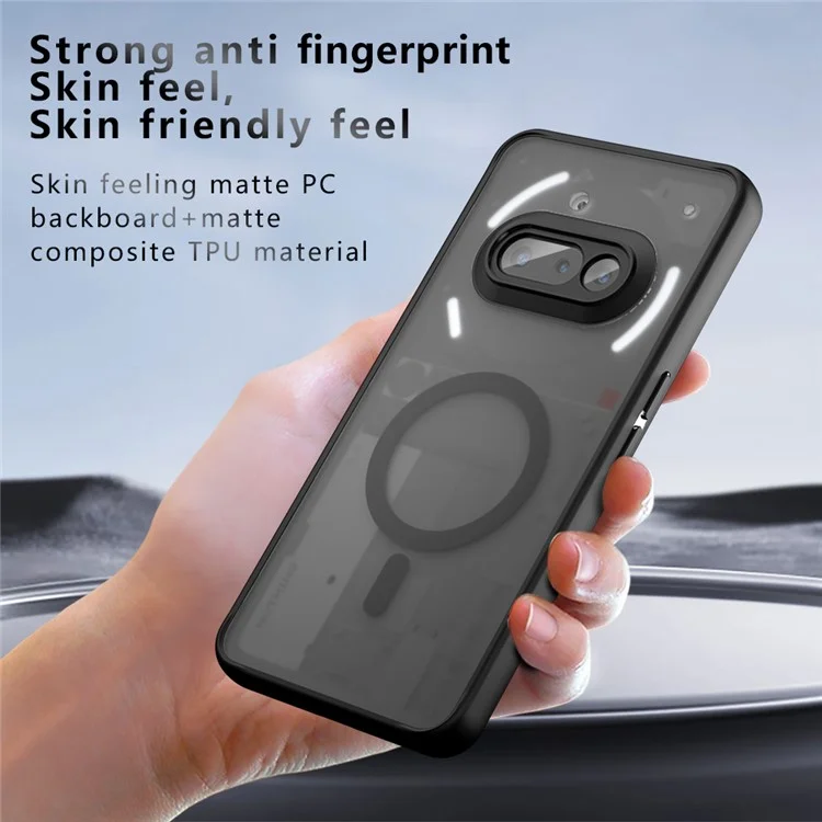 For Nothing Phone (3a) Case Compatible with MagSafe TPU + PC Matte Skin Touch Phone Cover