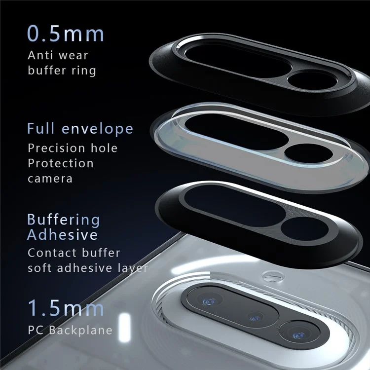 For Nothing Phone (3a) Case Compatible with MagSafe TPU + PC Matte Skin Touch Phone Cover