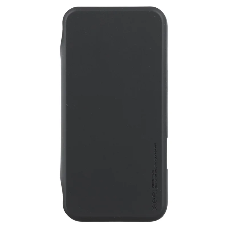 X-LEVEL For iPhone 16 Pro Magnetic Case Leather Flip Stand Phone Cover with Card Holder Detachable Design - Black