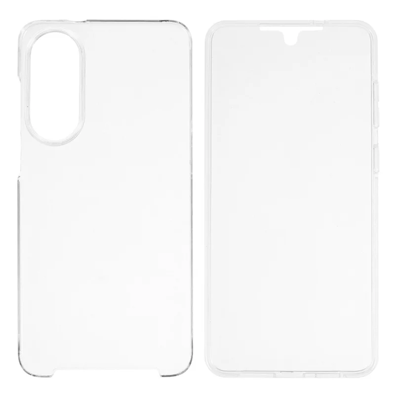 Capa para Samsung Galaxy S25 Edge em TPU com Moldura Transparente, Parte Traseira em Acrílico, Película PET Protetora