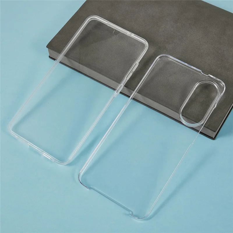 Capa para Samsung Galaxy S25 Edge em TPU com Moldura Transparente, Parte Traseira em Acrílico, Película PET Protetora