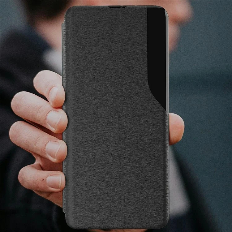 For Xiaomi Poco X7 Pro 5G / Redmi Turbo 4 5G Phone Case Folio Flip PU Leather Stand Cover - Black