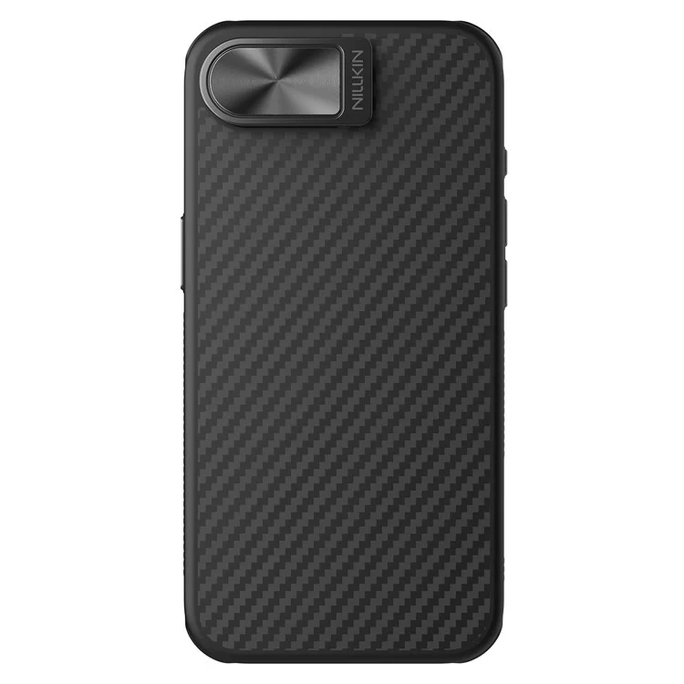 NILLKIN For iPhone 16e Case Compatible with MagSafe TPU + Aramid Fiber Lens Cover Kickstand Phone Cover