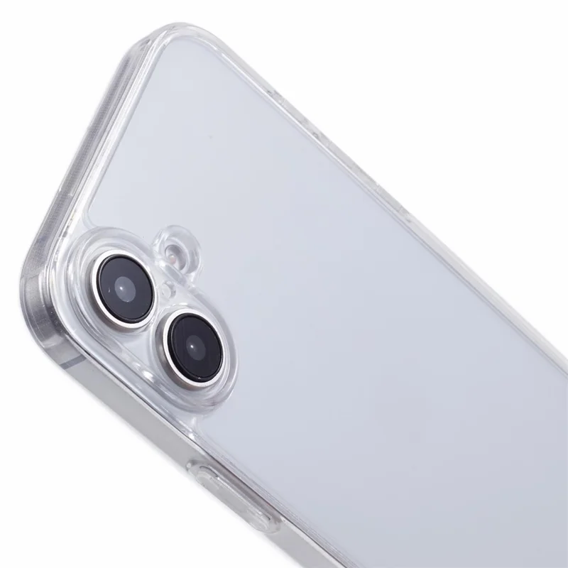 SHANWO For iPhone 16 Plus Clear Phone Case 1.5mm Shockproof TPU Mobile Back Cover